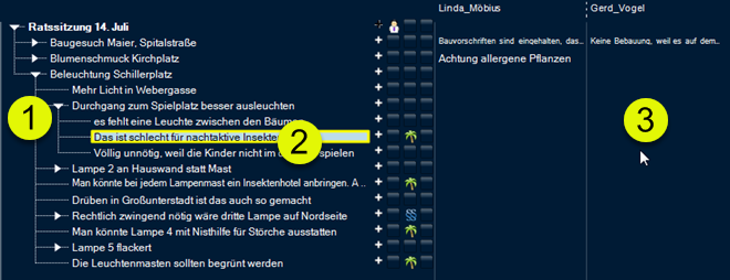 Protokoll eines Meetings