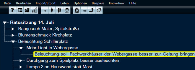 Erfassen über Funktionstasten