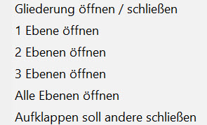 Ebenen öffnen