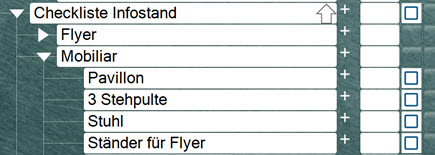 Checkliste