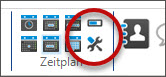 Buttons für Zeitplan