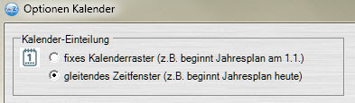 Optionen Kalender