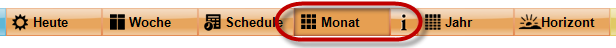 Monatskalender-Ansicht