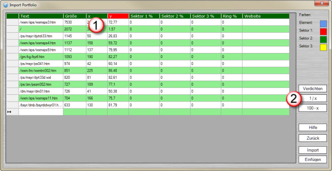 Portfolio Import
