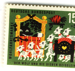 Stimme des Wolfs im Märchen